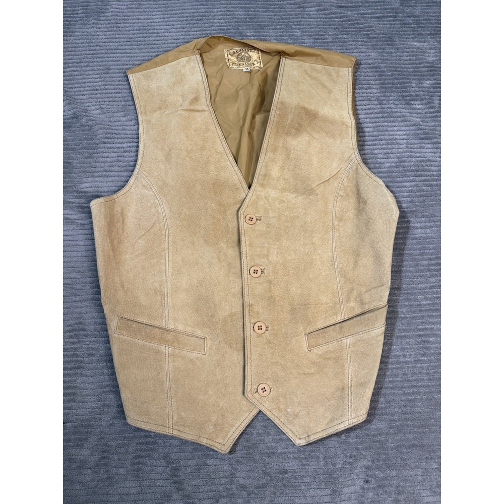 Men's Vintage Leather Brown Vest